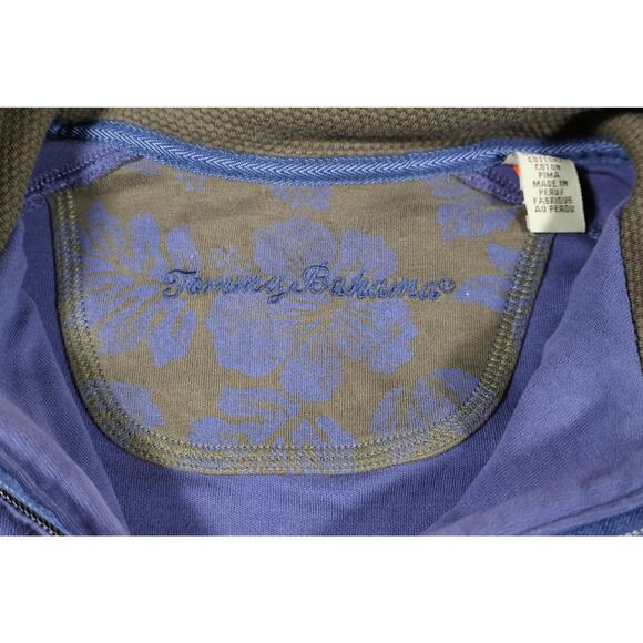 Tommy Bahama Sweater Mens XL Half Zip Pullover Pima Cotton Marlin Quarter Zip - Picture 4 of 8